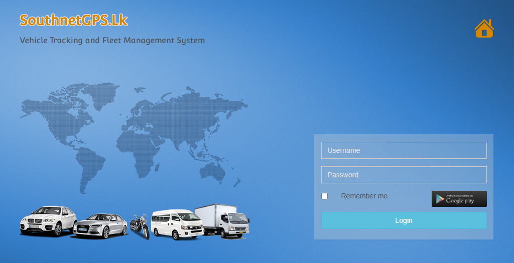SouthNet GPS — live vehicle tracking portal